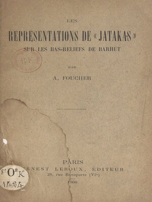 cover image of Les représentations de Jatakas sur les bas-reliefs de Barhut